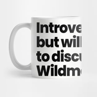 Batwoman  - Introverted but willing to discuss Wildmoore - Black Mug